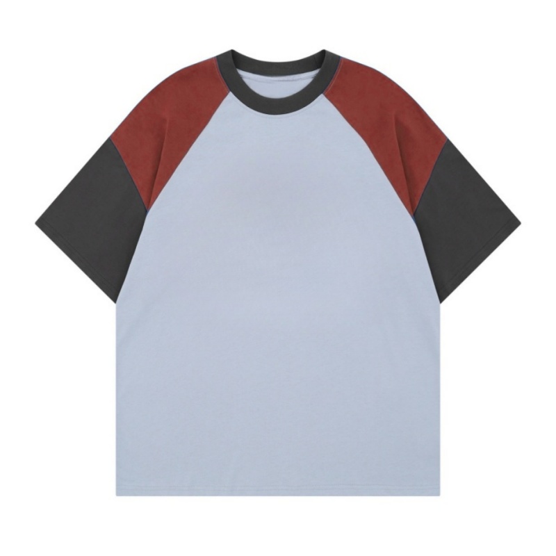 Modern Retro Contrast Color T-Shirt