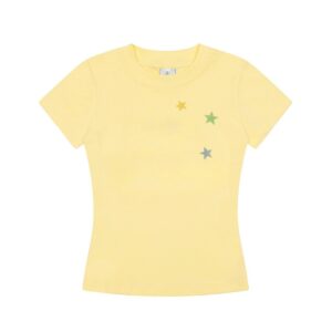 Stylish Yellow Graphic T-Shirt